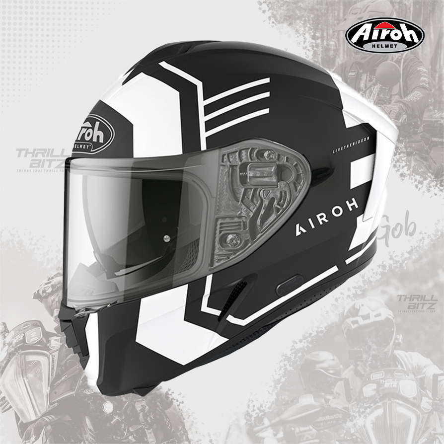 Helm Airoh Spark Thrill Black Matt