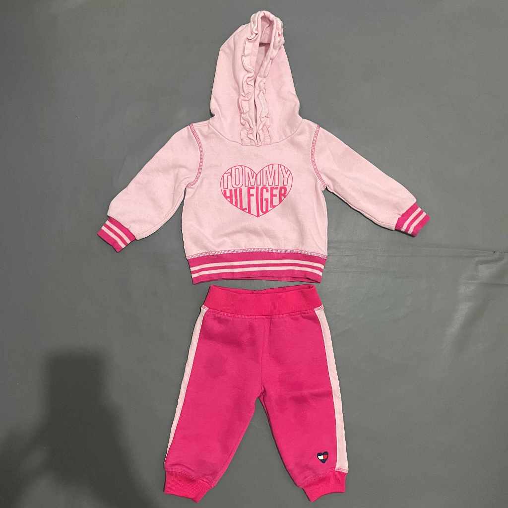 ANAK K427 (TOMMY HILFIGER ORI, PRELOVED) Stelan Atasan Sweater Sweatshirt Hoodie Topi Kupluk Tangan 