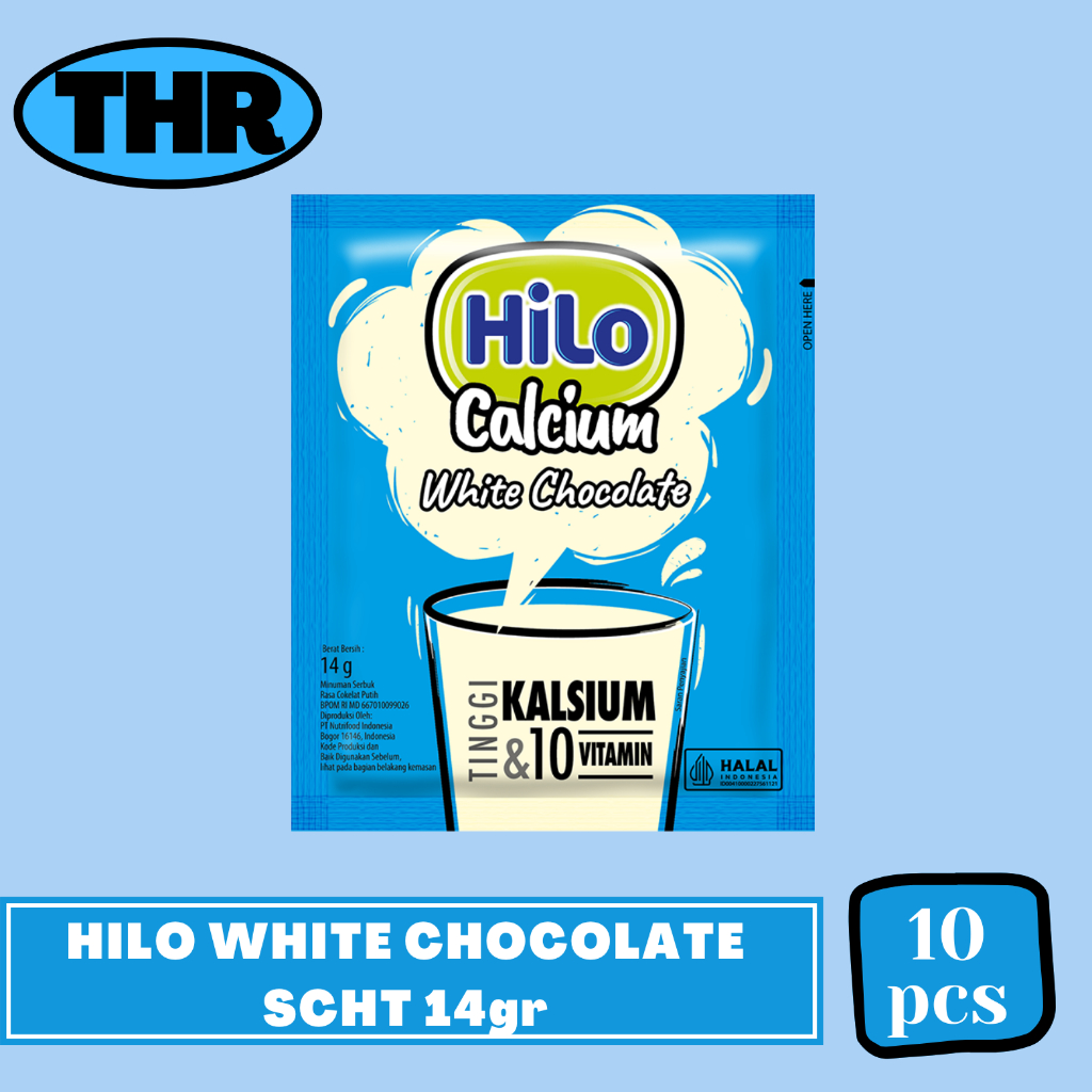 

Hilo Calcium White Chocolate 1 Renceng isi 10pcs (sachet)