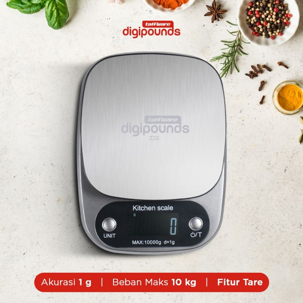 TAFFWARE  Timbangan Digital  Digipounds Digital Scale 10KG