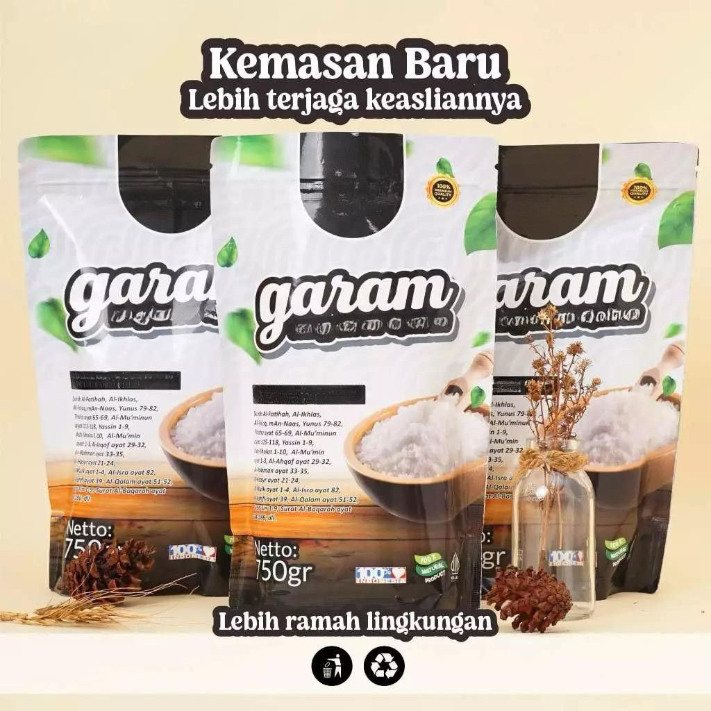 

garam sehat organik aroma terapi lavender 750gr-garam laut murni-garam kasar-garam murah
