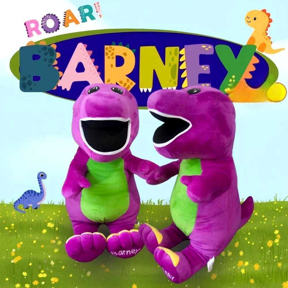 

Gabybelle-Boneka Barney Dinosaurus Purple Boneka Karakter Animasi Barney Dino Ungu