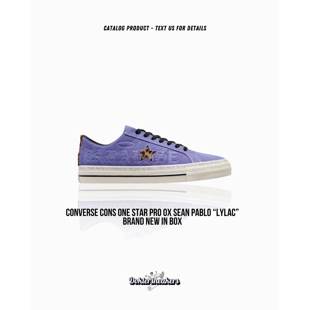 CONVERSE CONS ONE STAR PRO OX SEAN PABLO "WILD LYLAC"
