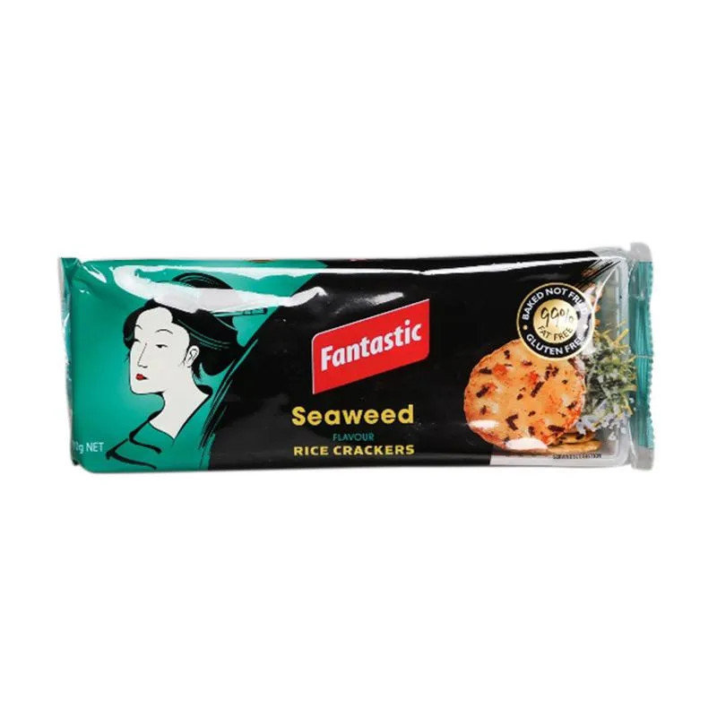 

[oddsolshop] pekanbaru/Fantastic Rice Crackers Seaweed 100GR Kreker Beras Rasa Rumput Laut