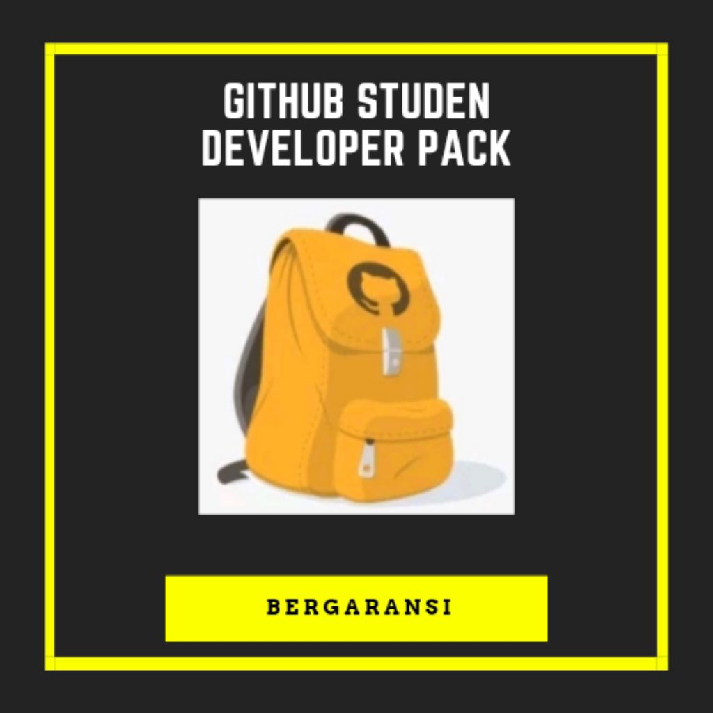 Github Student Developer Pack Fresh bergaransi