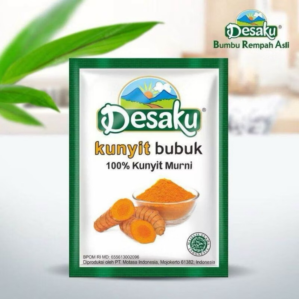 

Desaku Kunyit Bubuk Murni 100% || 1 Renceng (isi 12 pcs)