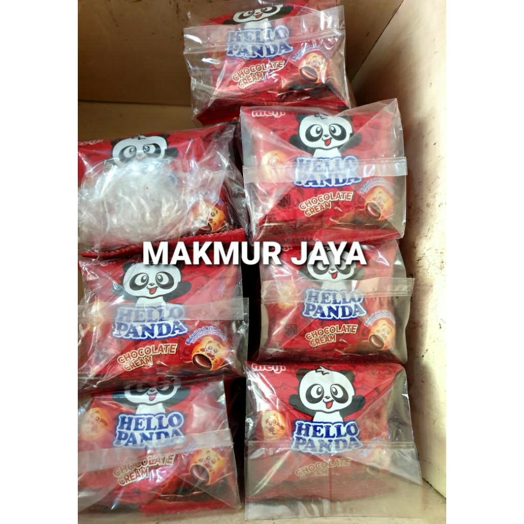 

HELLO PANDA CHOCOLATE CREAM BISKUIT ISI CREAM COKELAT ( 1 Pack isi 10 Sachet)