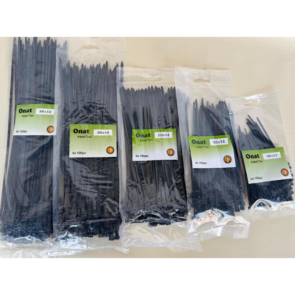 

Kabel Ties [HITAM] 10cm/15cm/20cm/25cm/30cm (1pack isi @100pcs)
