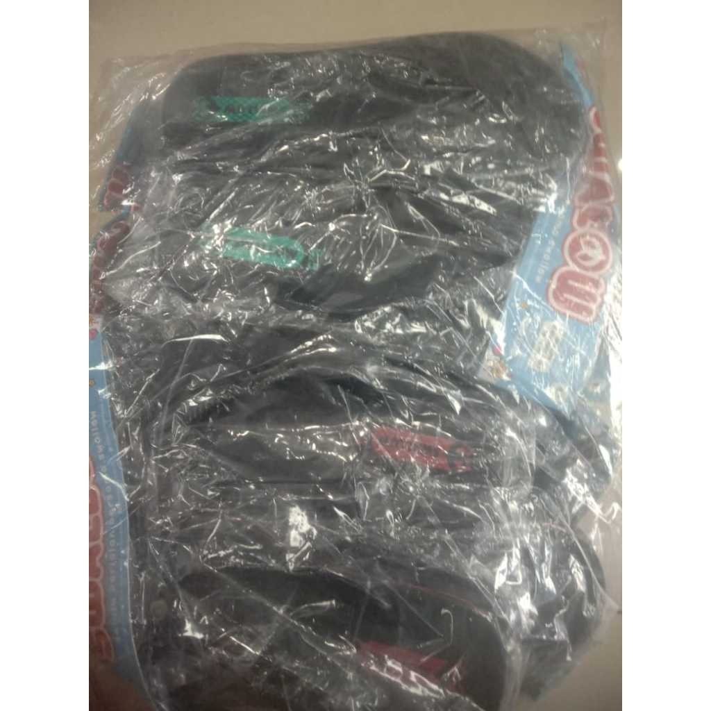 Grosir Sandal Swallow Hitam Polos [Ukuran Tanggung] - Sandal Jepit Pria Wanita Awet