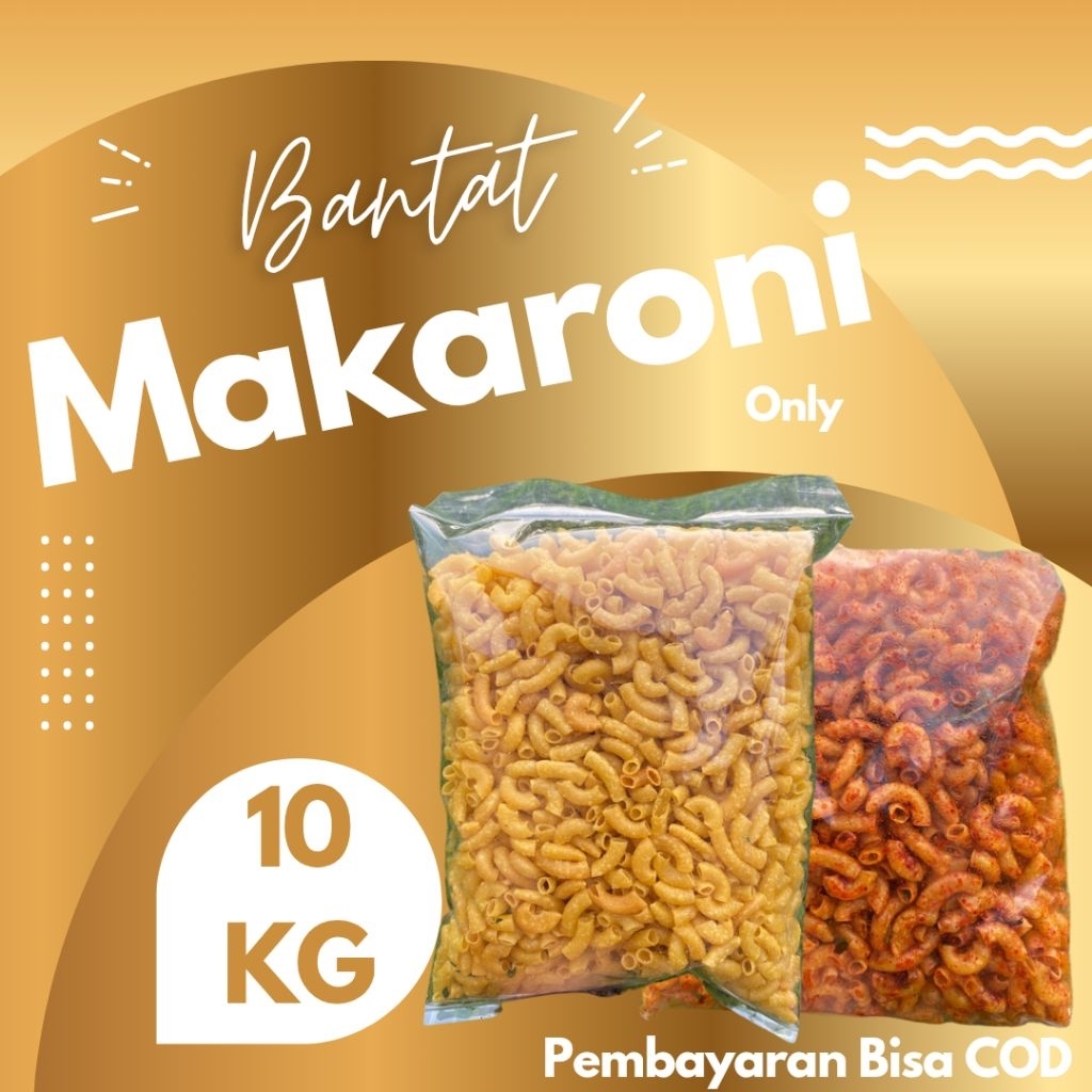 

Paket Hemat COD 10KG Makaroni Bantat Original Pedas Daun Jeruk 300rb Viral Terjual Banyak Di Offline