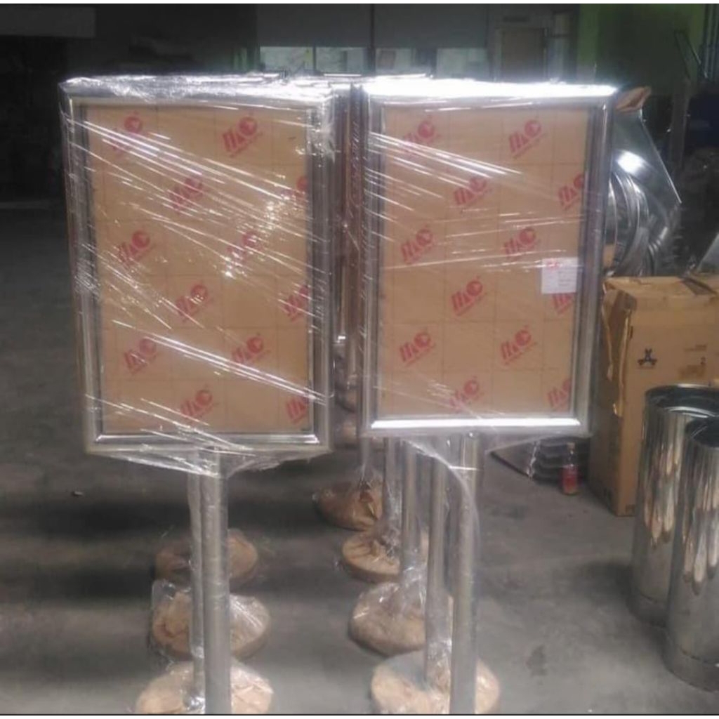 

Standing display poster A2 stainless/Standing poster A2