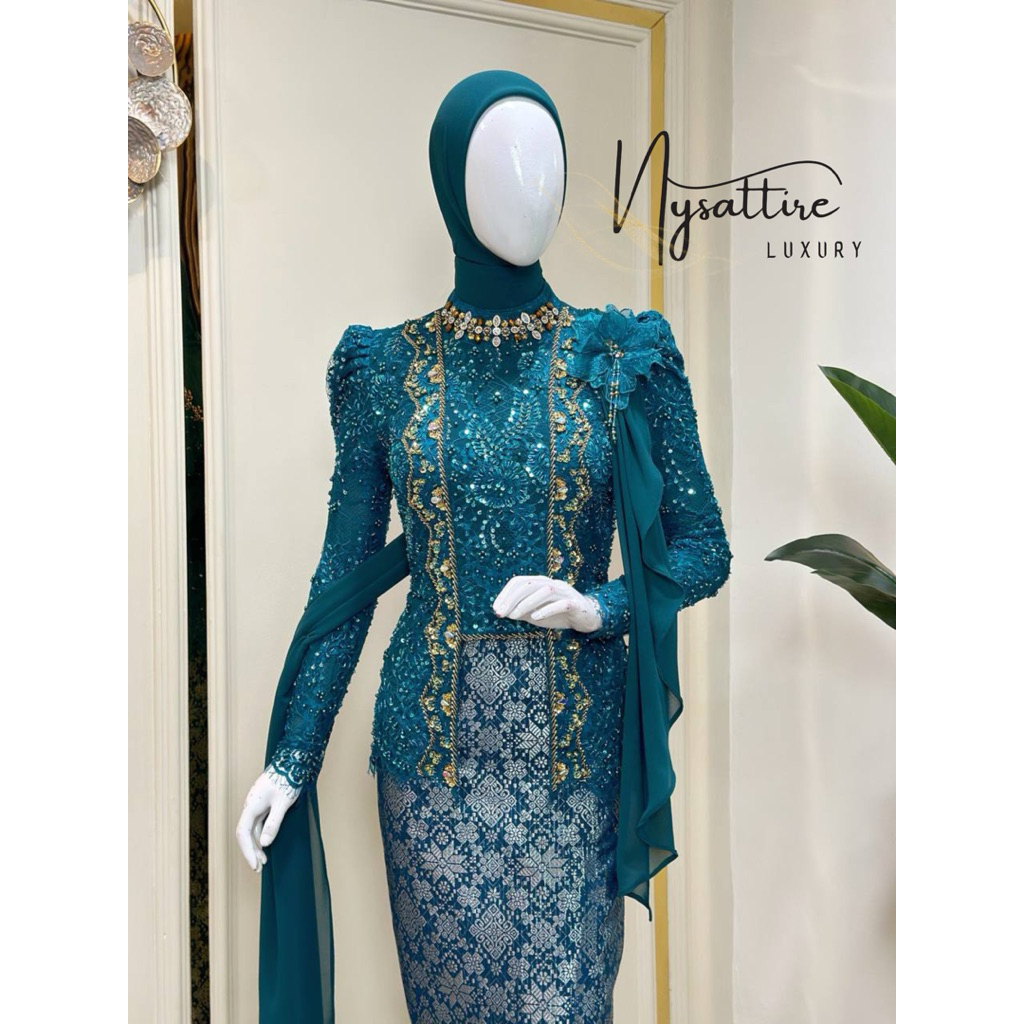 SEWA KEBAYA Calixta Emerald Blue