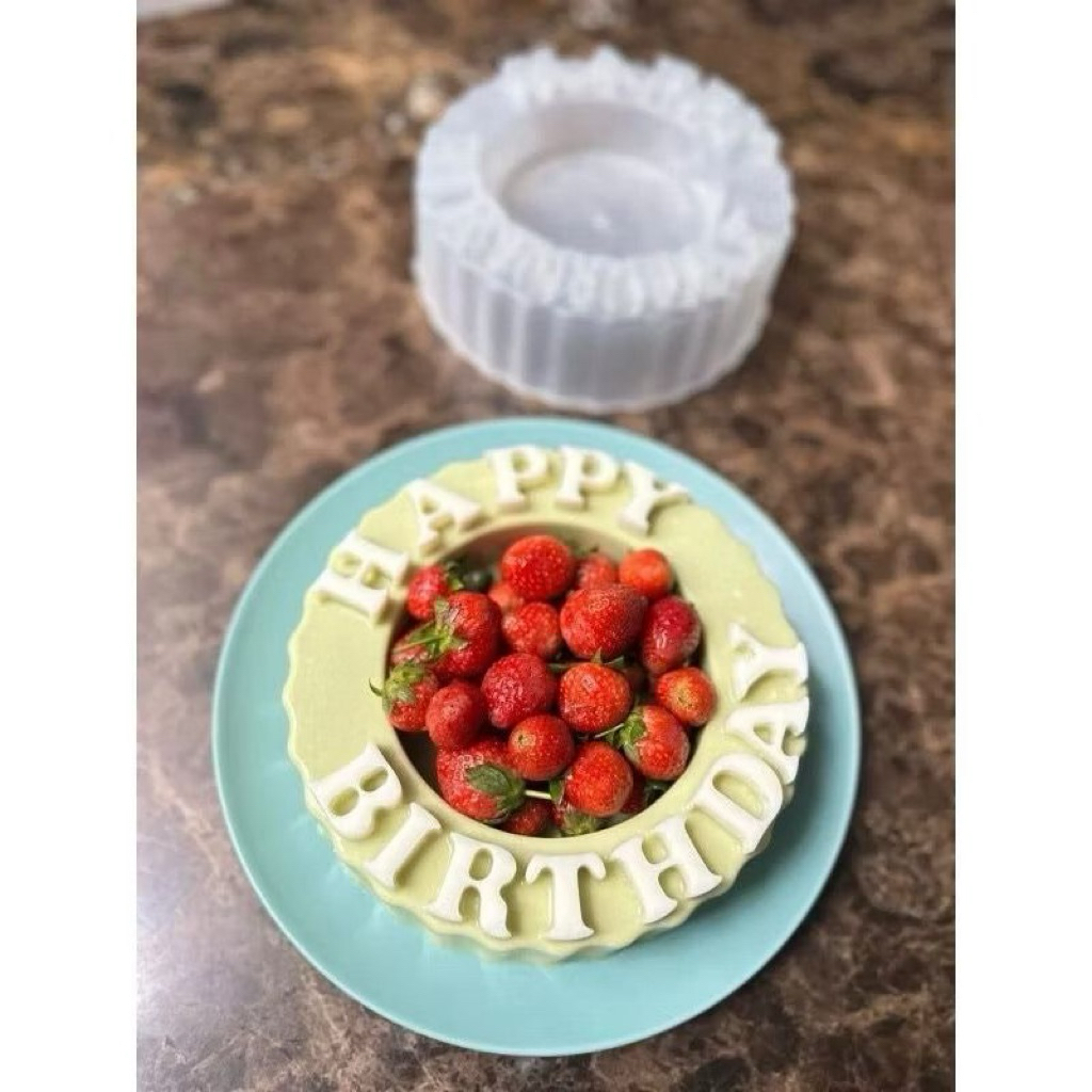 FREE PIPET READY STOCK BISA COD CETAKAN PUDING HAPPY BIRTHDAY SELAMAT ULTAH TERMURAH /CETAKAN JELLY/