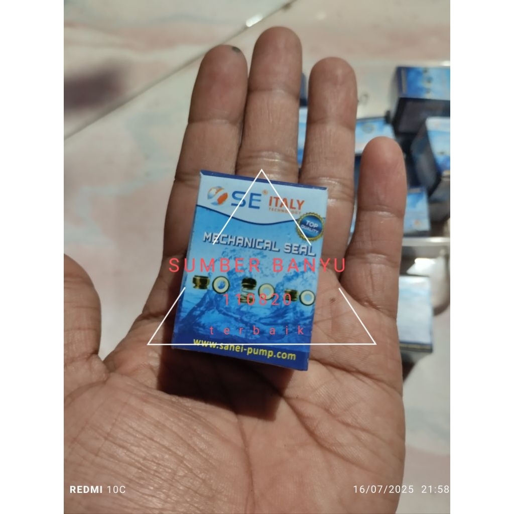 Mechanical Seal pompa air National 125, Panasonic 125