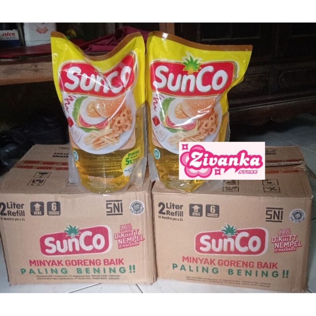 

(Paket 2dus) MINYAK SUNCO 2L
