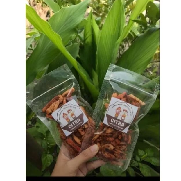 

Basreng pedas daun jeruk