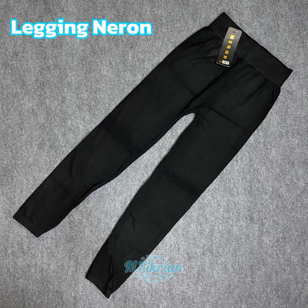 Legging Neron | Legging Wanita Panjang Neron Tebal Stretch Nyaman Dipakai Harian