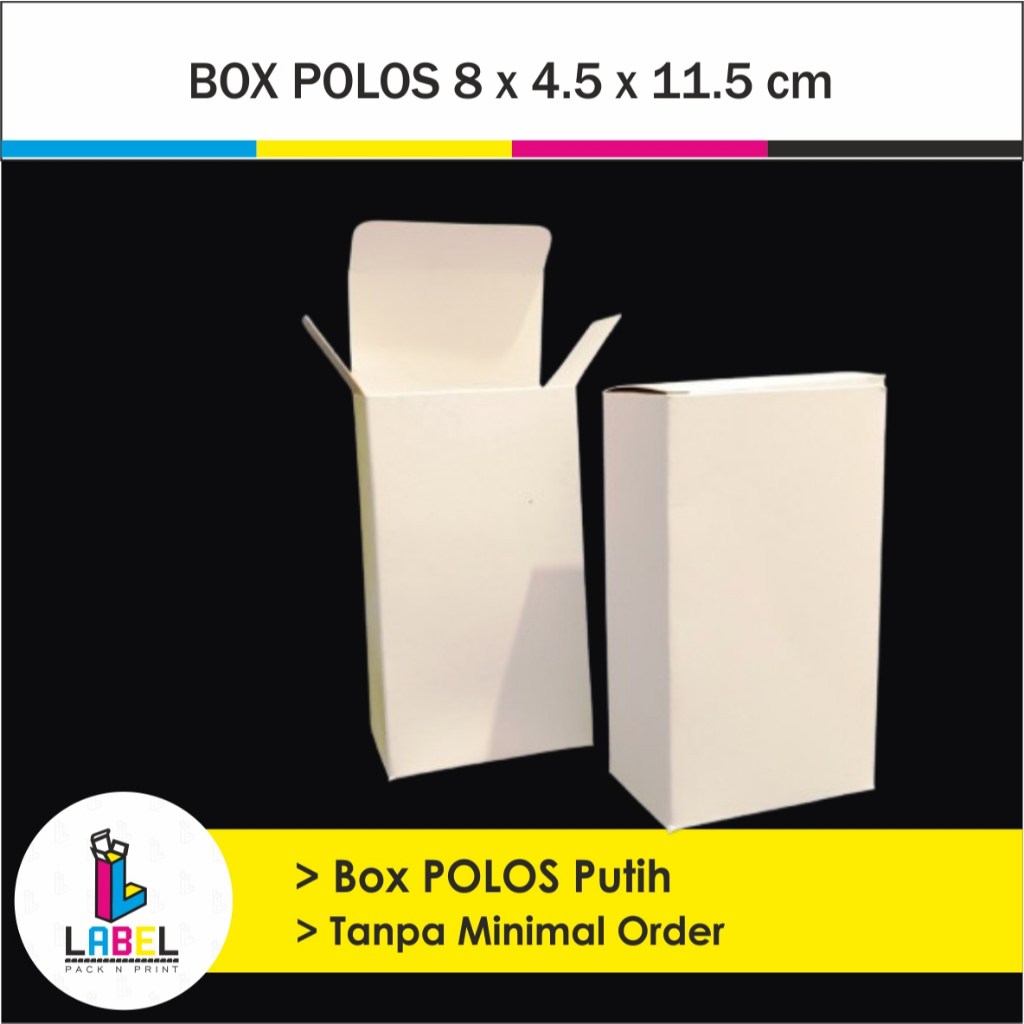 

Box / Dus Kemasan Barang Uk. 8 x 4.5 x 11.5 cm POLOS putih