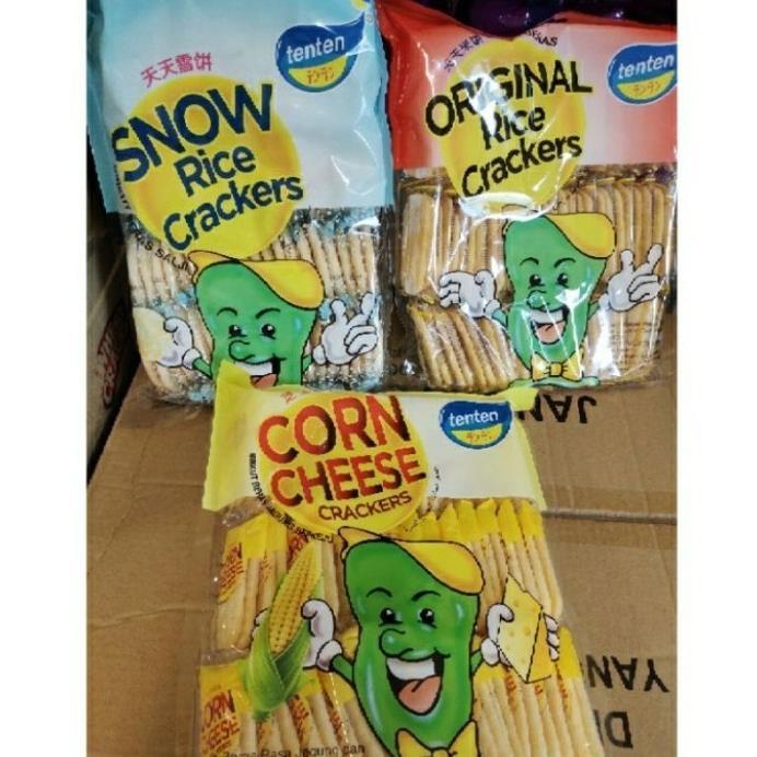 

[oddsolshop] pekanbaru/Ten Ten Rice Crackers 230GR Snow Corn Cheese Kreker Beras Salju Keju Jagung