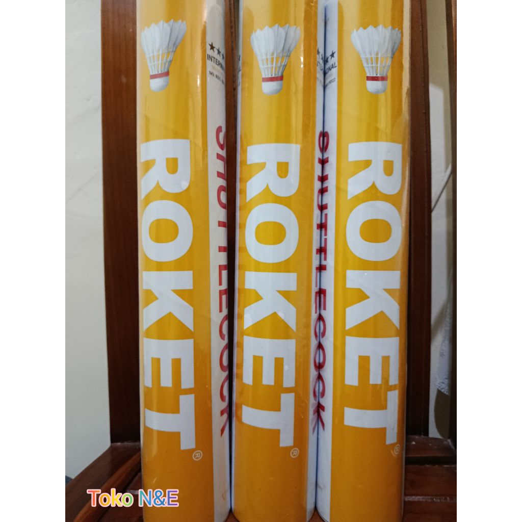 SHUTTLECOCK ROKET KUNING KOK BADMINTON ORIGINAL
