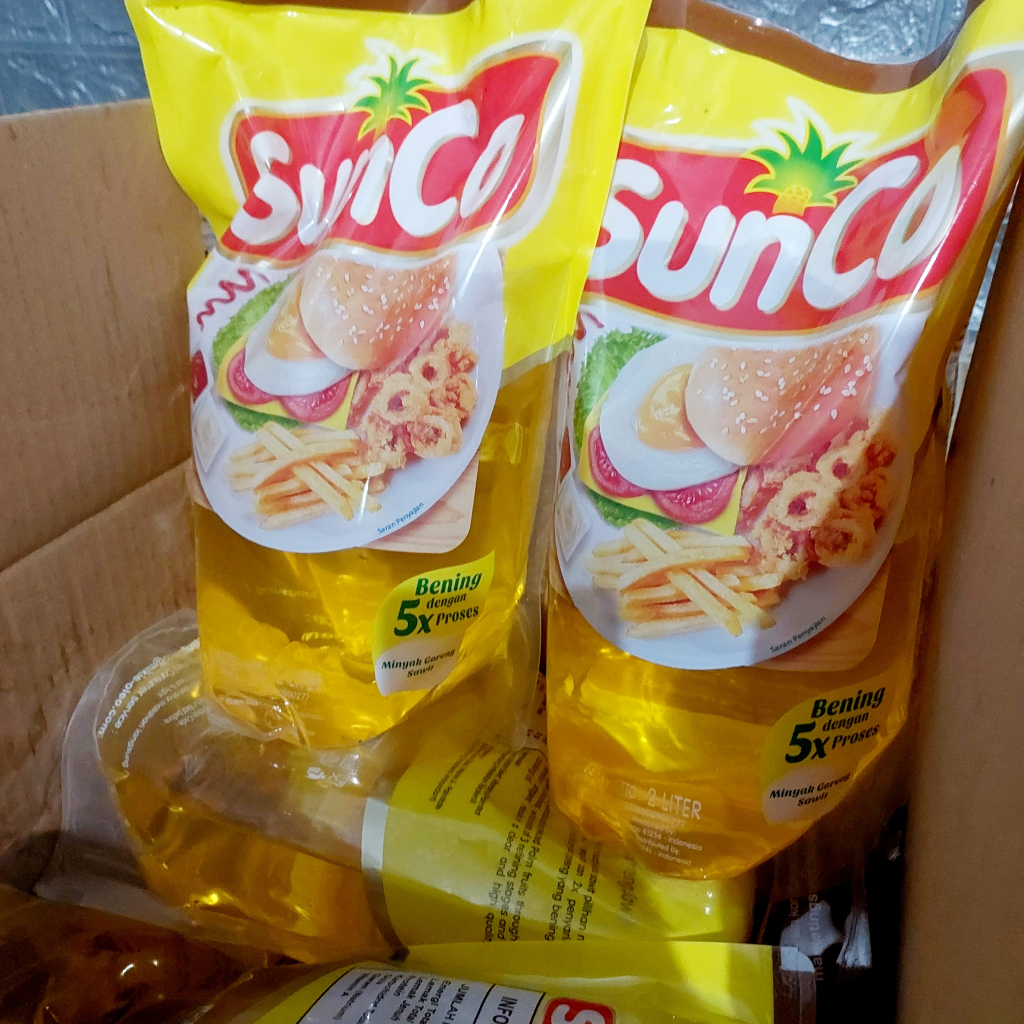

SunCo Minyak Goreng 2 Liter - Minyak Jernih Tidak Cepat Hitam - Kemasan Pouch