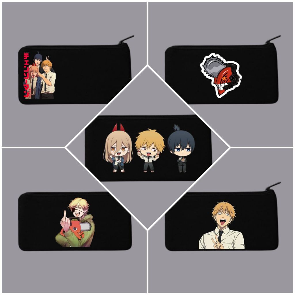 

Tempat pensil chainsaw man/Tepak kanvas premium/Tempat alat tulis/Tempat kosmetik/Tempah hp/Tempat dokumen kartu/Pouch