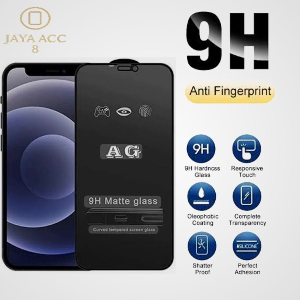 Matte Glass Full Layar iphone 6 Plus 6s Plus Anti gores Pelindung Layar