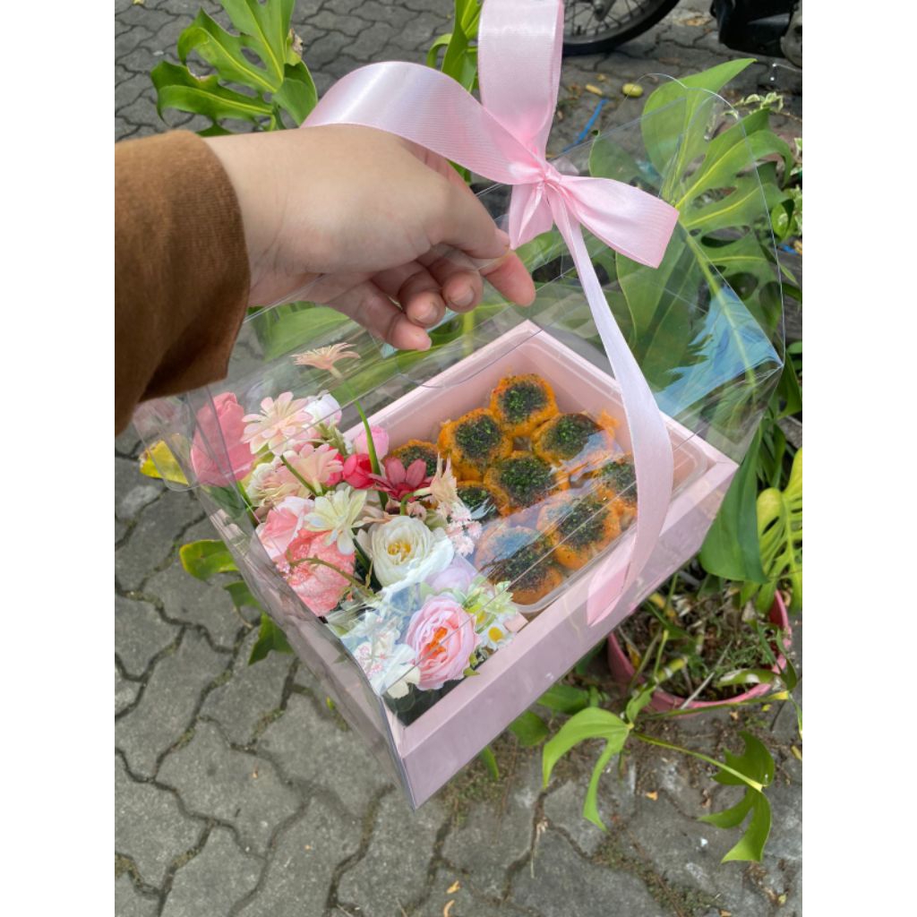 

Flower box dimsum hampers lucu pita uyam dimsum