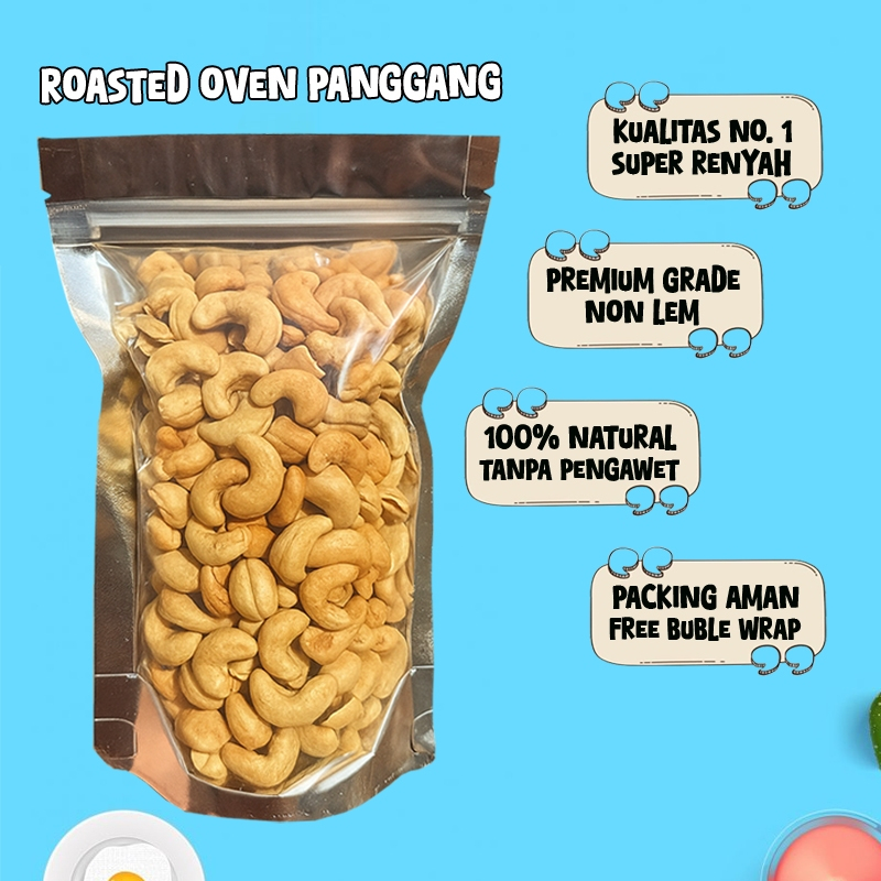 

Kacang Mete Panggang Oven 100 Gram Mede Roasted Varian Rasa Pedas Manis Cokelat Mente Matang Goreng
