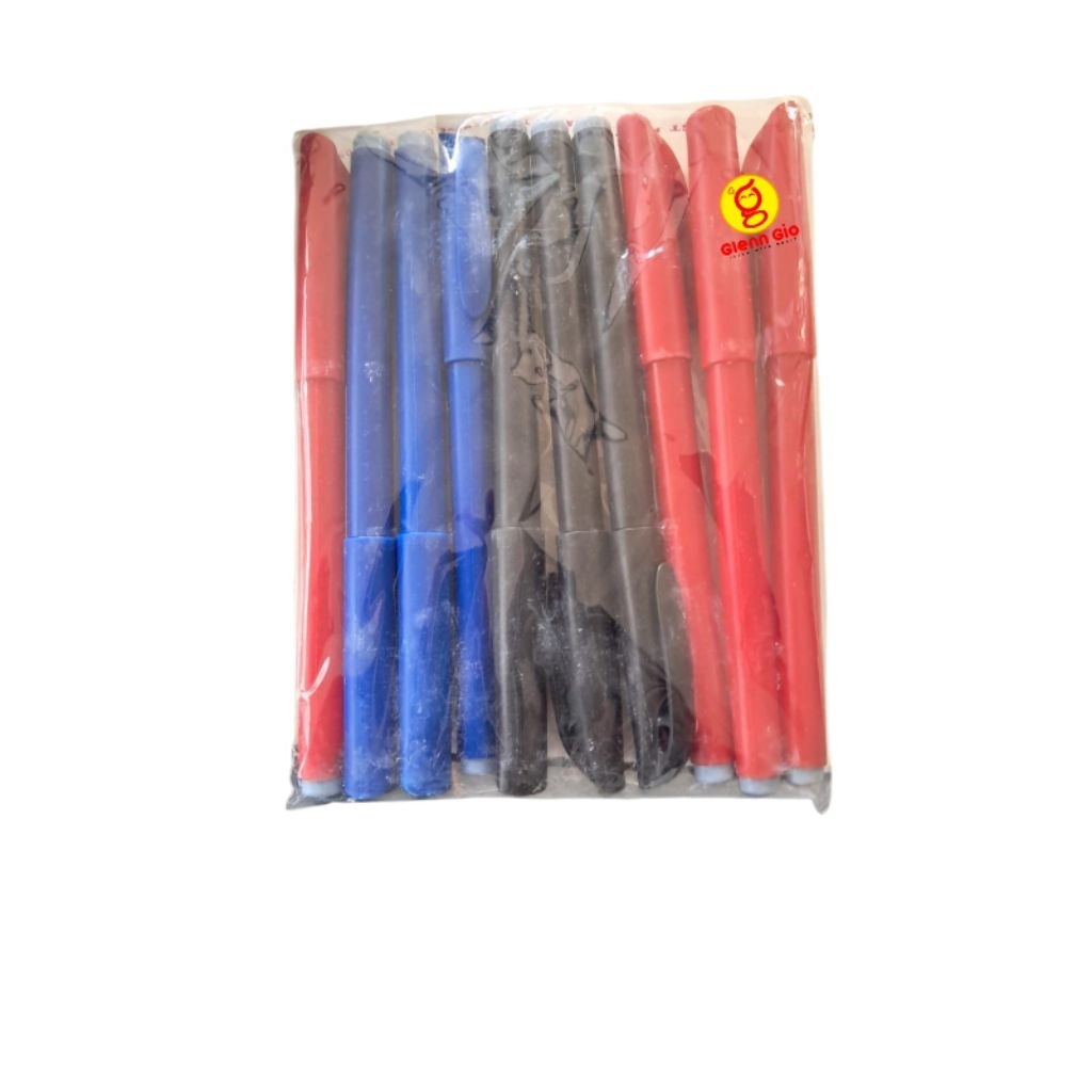 

Bolpoin Tinta Hitam Paki isi 10 Pcs