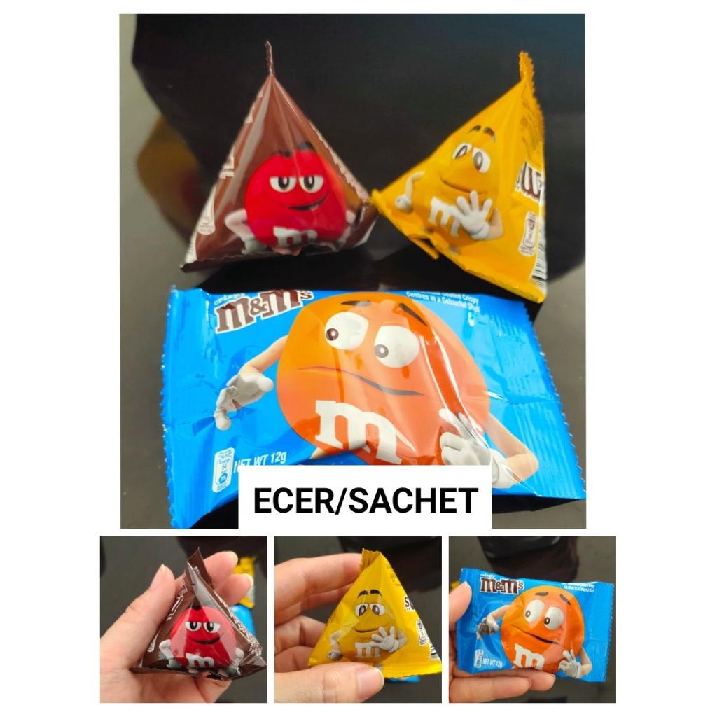 

M&M Milk Chocolate Fun Size Peanut Crispy ECER satuan