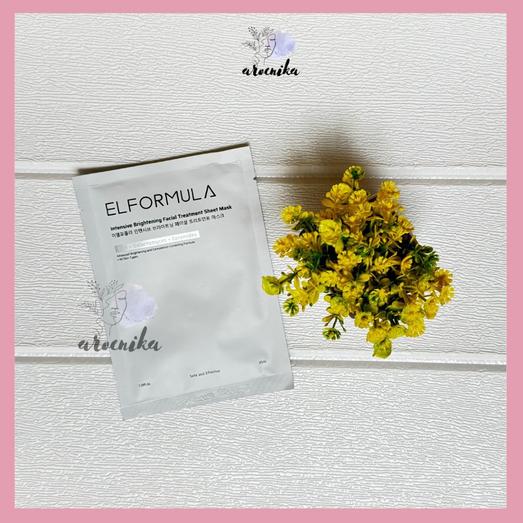 [AROENIKA] ELFORMULA Intensive Brightening Sheetmask Masker Wajah COD TERMURAH
