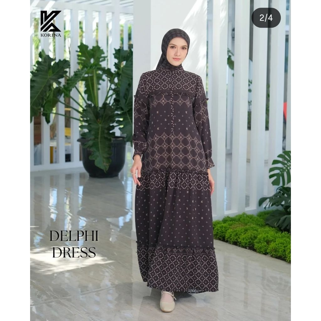 Korina Original. Dress Korina Delphi Series. Gamis Korina