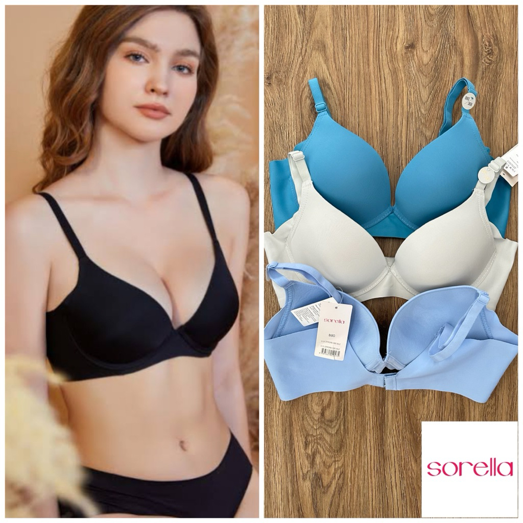 Sorella bra seamless sense demi cup push up S10-29909 branded original