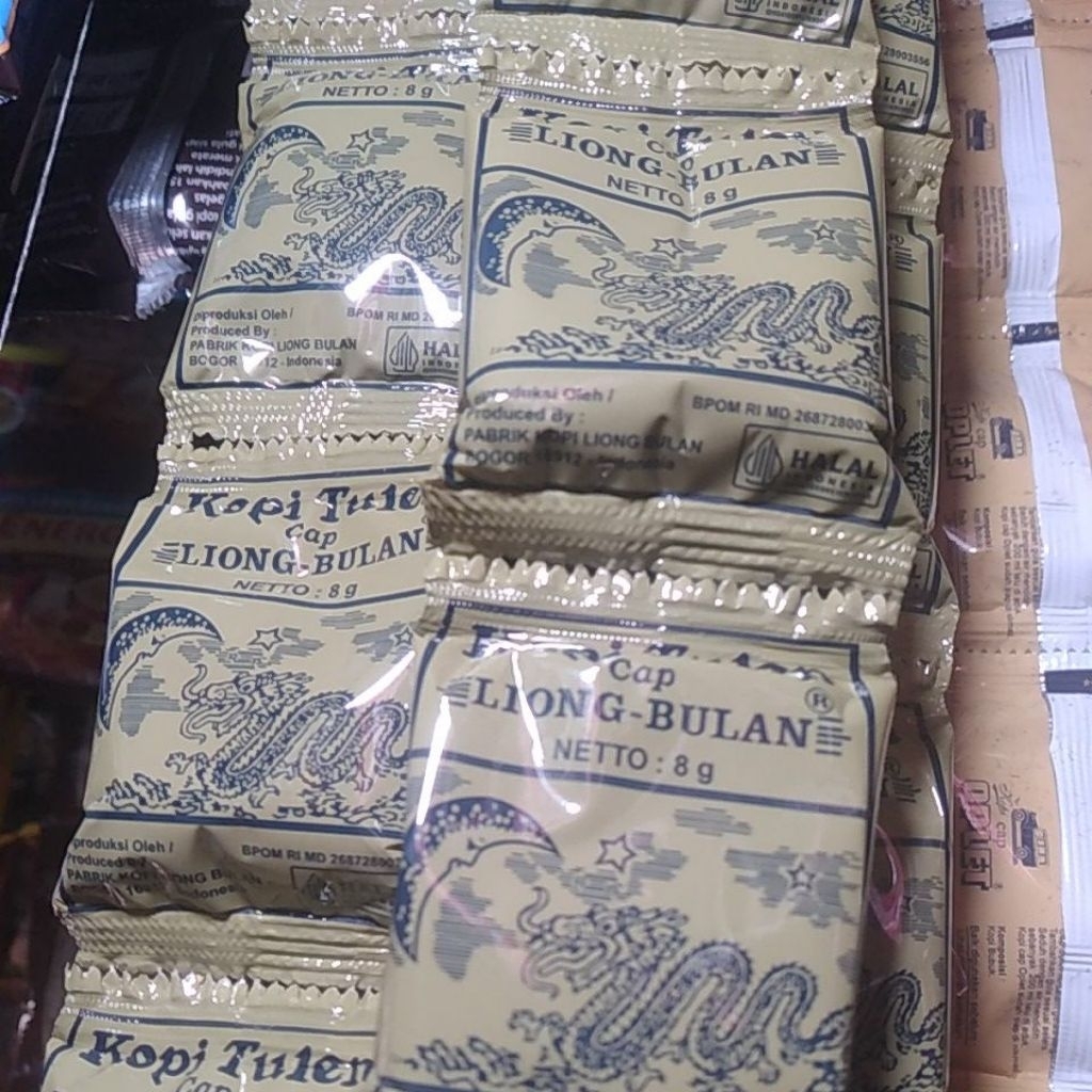 

liong bulan kopi pahit tanpa gula 1renceng 10 pcs