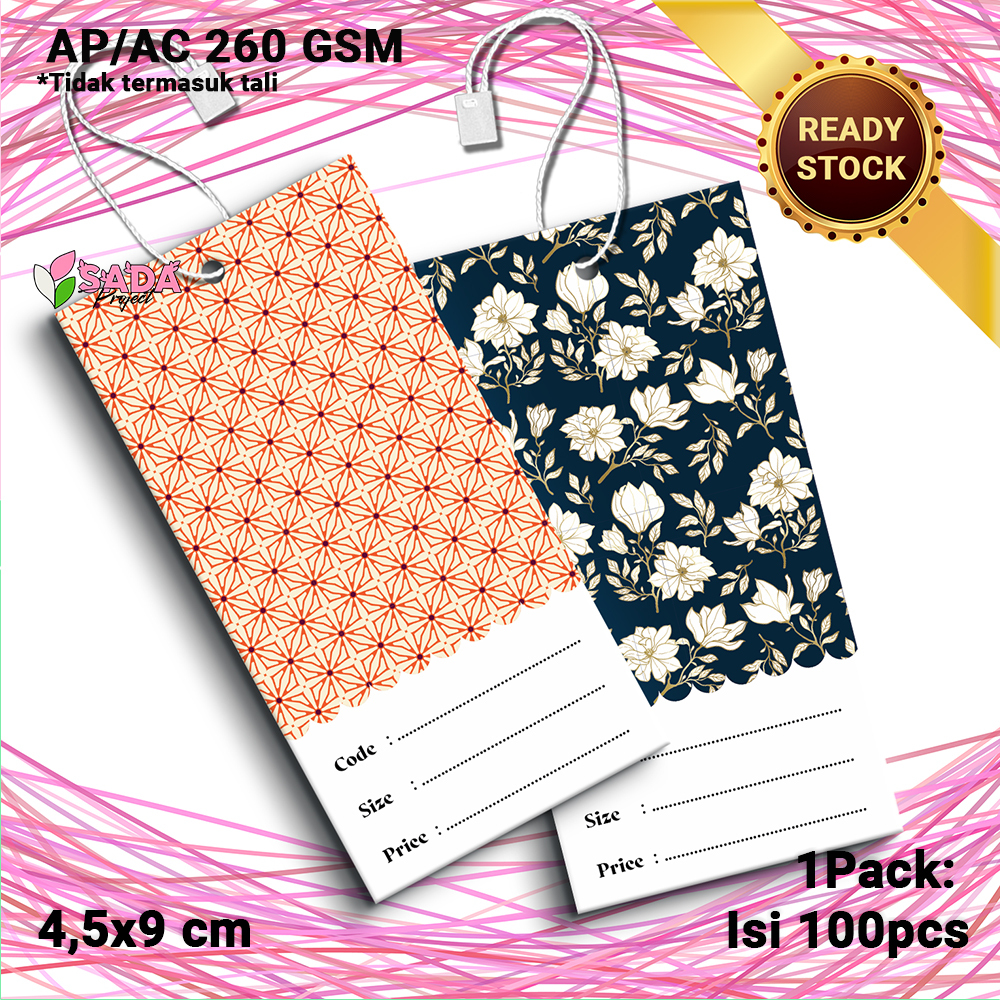 

Hangtag Batik Baju Etnik Wanita Buket (isi 100pcs)