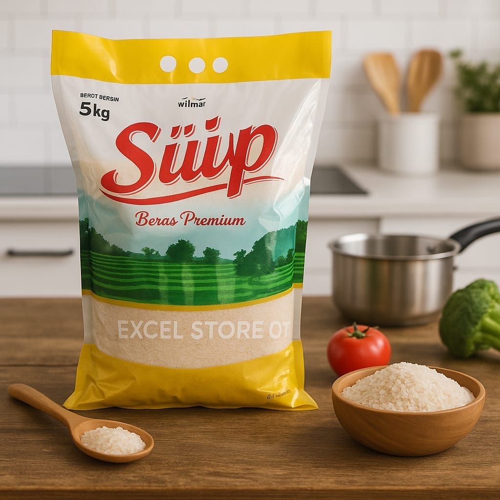 

Siip 5KG x 1 PACK BERAS PREMIUM PUNEL ENAK