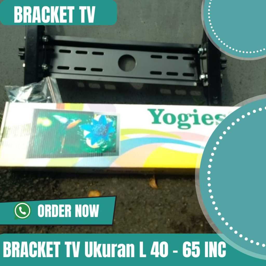 Bracket TV 45 Inch Kota Tegal, Yogies Bracket TV