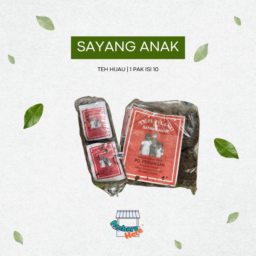 

GROSIR Teh Sayang Anak Teh Hijau | 1 pak isi 10