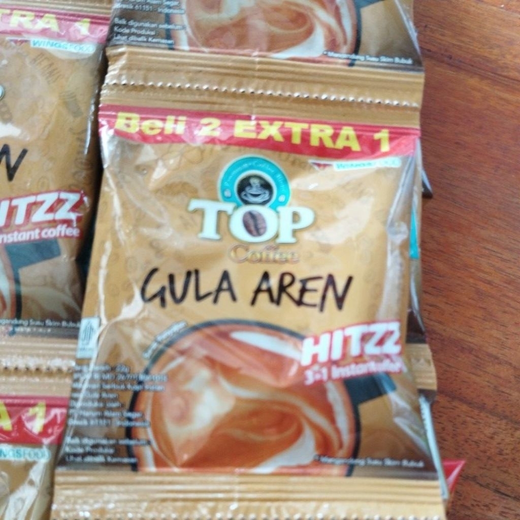 

Promo Top Coffee gula aren renteng (6+3)