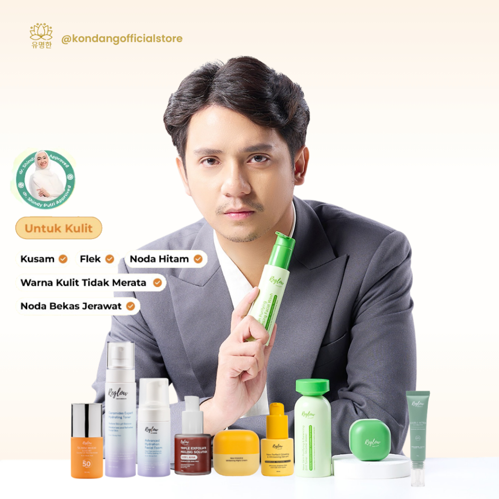 Reglow Skincare Glowing Skin Treatment Memudarkan Flek Hitam Bekas Jerawat