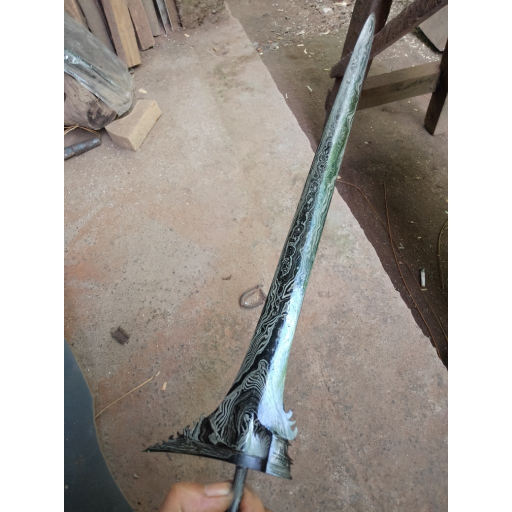 bilah keris bali -+42 cm ( asli tempaan)