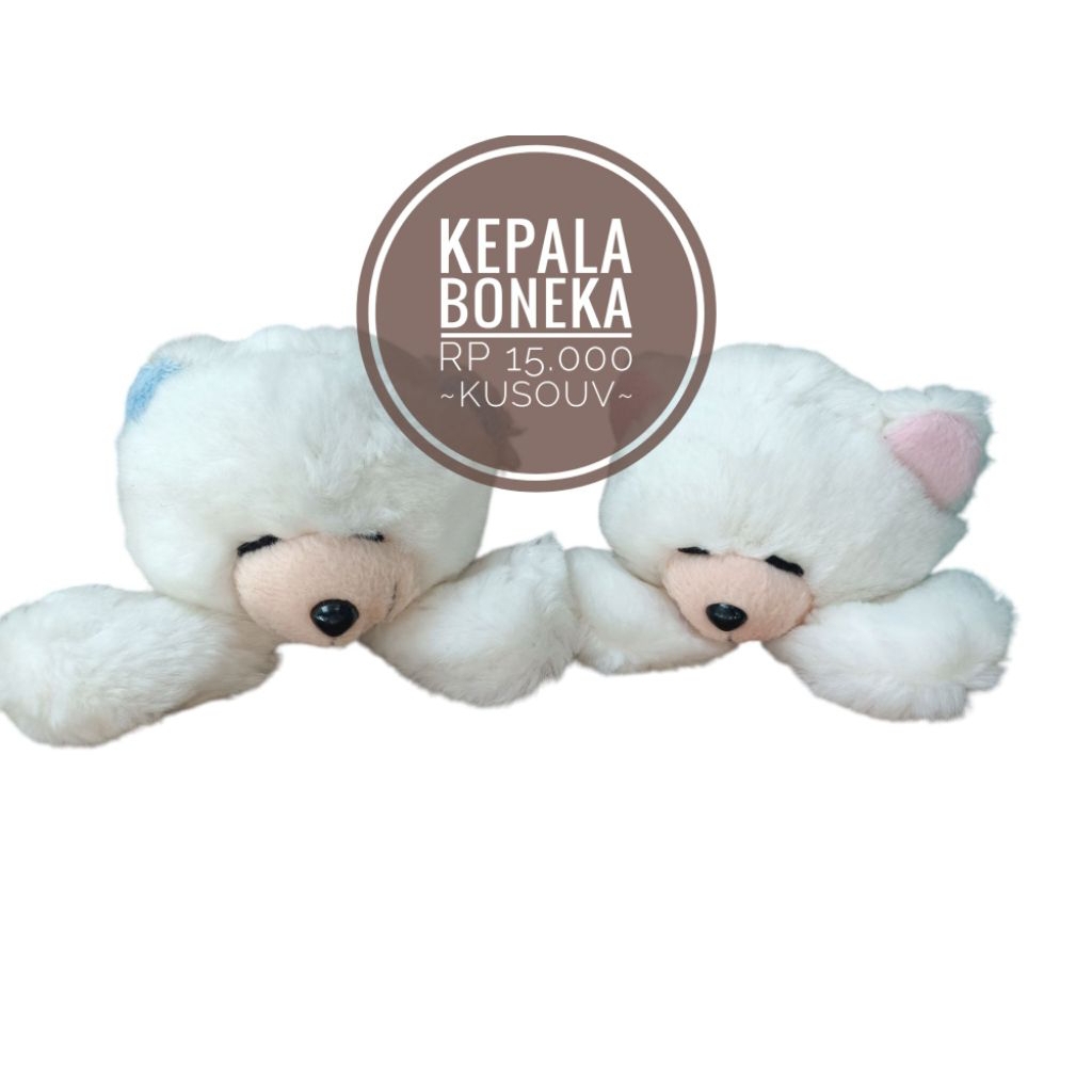 Kepala Boneka/Boneka Bucket/Boneka Kotak Tissue