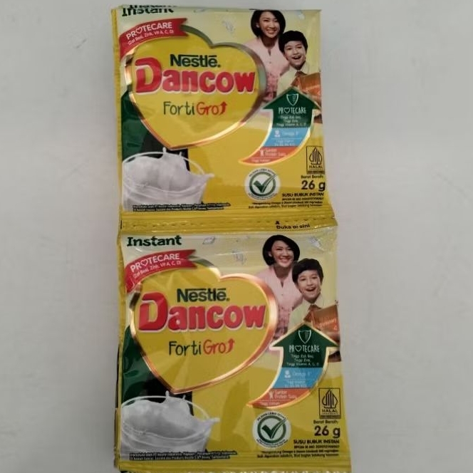 

susu Dancow full cream || Dancow fortiGrow instan full cream 26 g