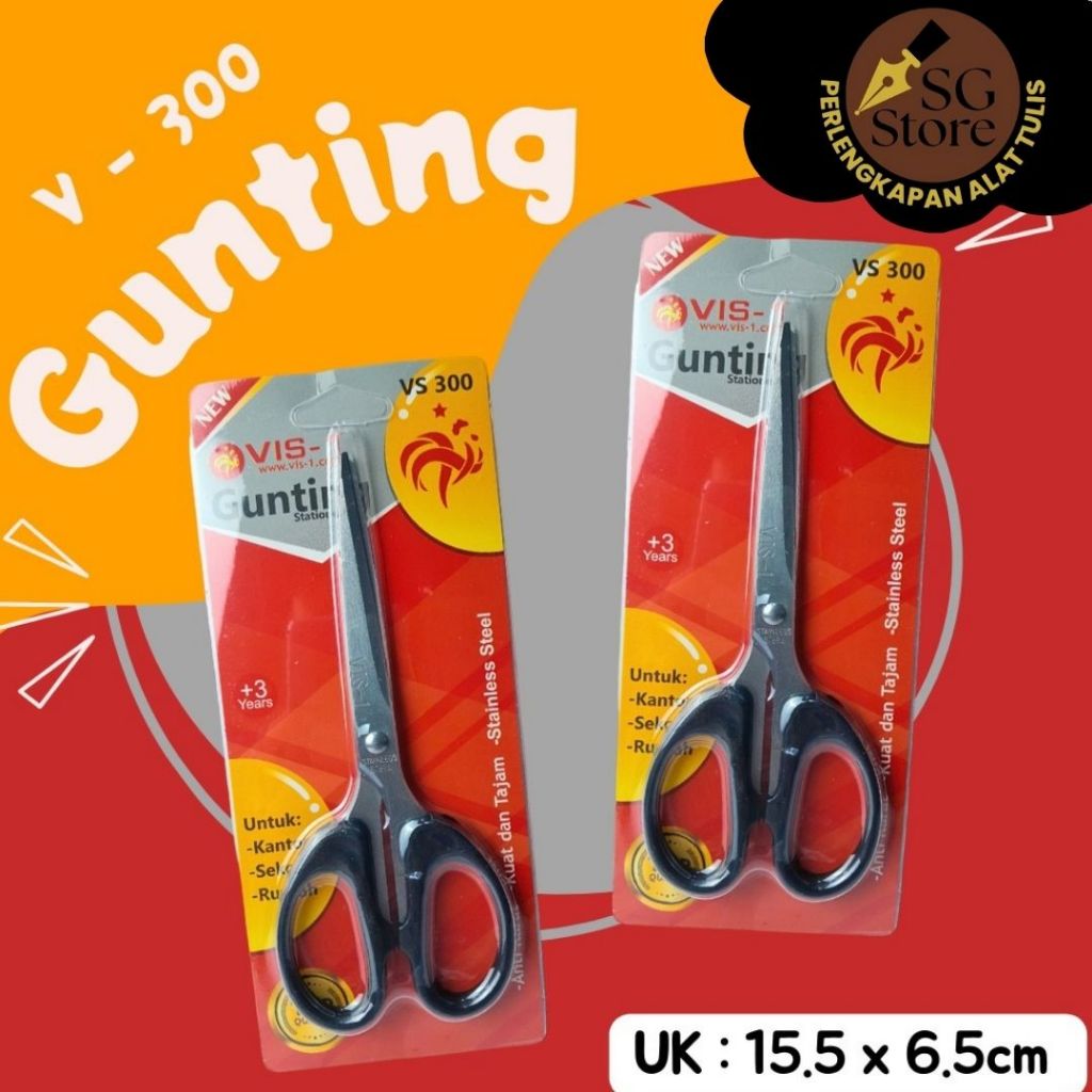

Gunting Kertas VS-300 / Gunting Kertas / Gunting Serba Guna / Gunting Scissors