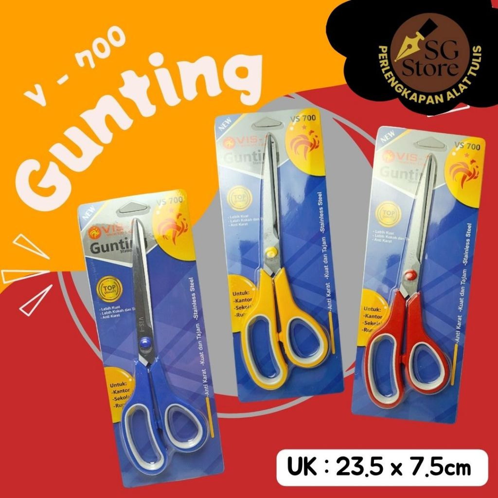 

Gunting Besar V-700 / Big Scissors / Pemotong Kertas