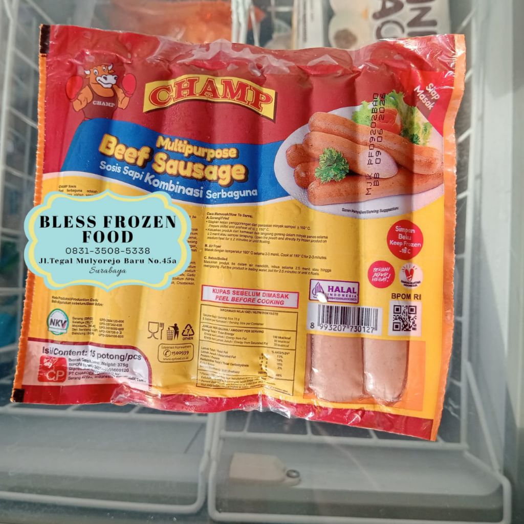 

BFF❄️ CHAMP SOSIS SAPI 375gr