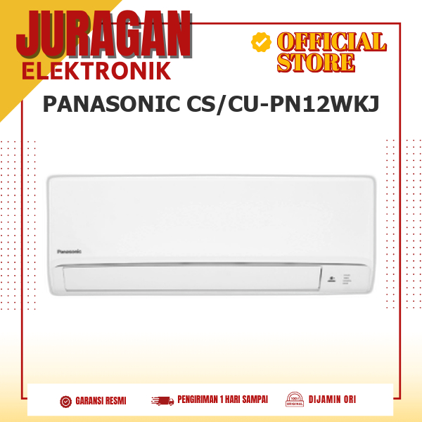 PANASONIC CS/CU‑PN12WKJ AC SPLIT 1.5 PK Standard Deluxe Rust-Resistsnt Ecotough & Blue Fin R‑32 CU‑P
