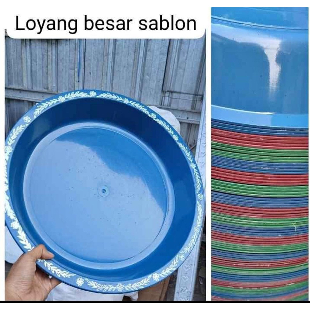 Loyang Plastik Besar Tepi Sablon