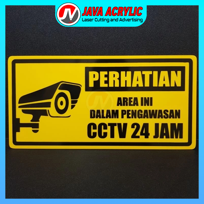 

Papan Akrilik “Area Ini Dalam Pengawasan CCTV” – Ukuran Medium 25×15 cm
